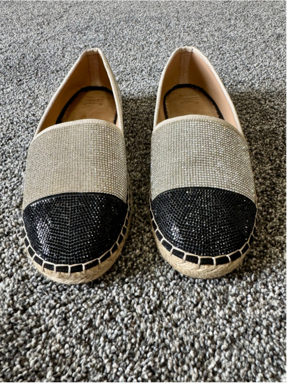 INC INTERNATIONAL CONCEPTS CORVINA RHINESTONES BLING ESPADRILLES SIZE 11 - Picture 3 of 14